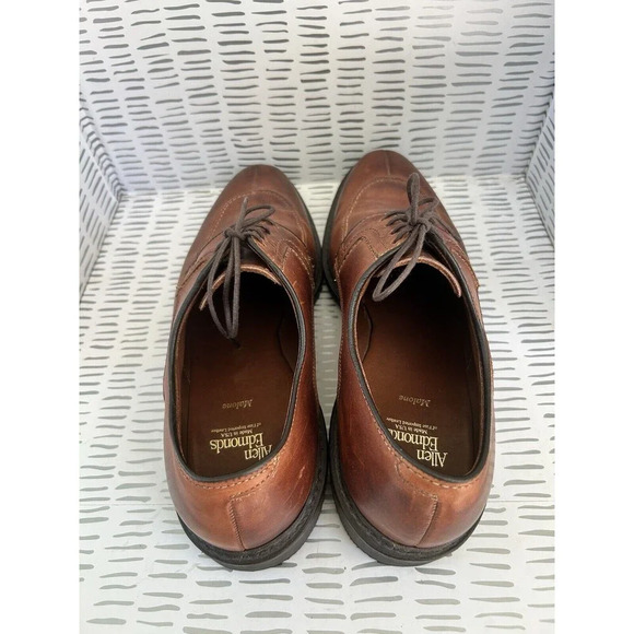 Allen Edmonds Malone Walnut Leather‎ Split Toe Lace Up Derby Shoes  Men’s 10.5 - Picture 5 of 12